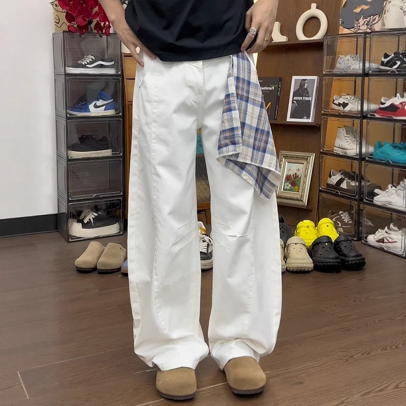 Damen Weitgeschnittene Cargo-Hose Drune