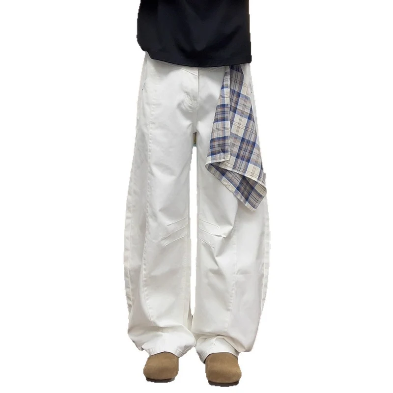 Damen Weitgeschnittene Cargo-Hose Drune