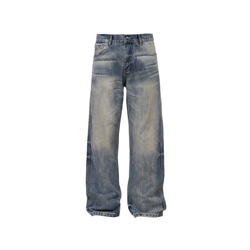 Damen Weit geschnittene Vintage Denim-Jeans Drune