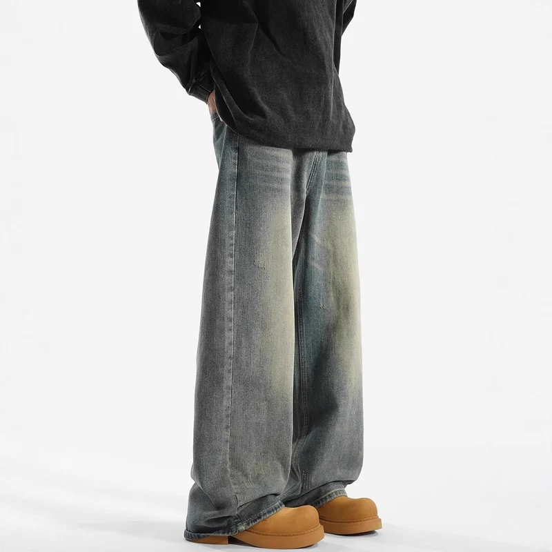 Damen Weit geschnittene lässige Jeans Drune