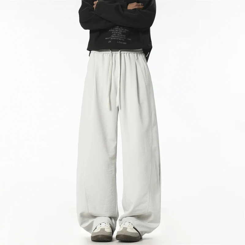 Damen Lässige und bequeme Weitgeschnittene Hose Drune