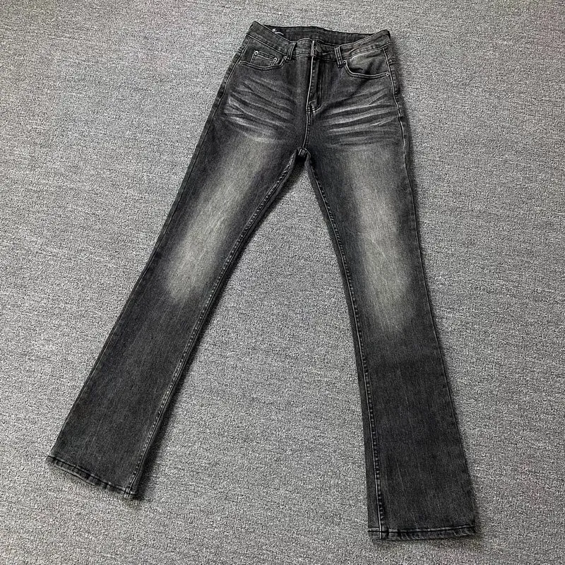 Damen Hochwertige Bootcut Jeans Drune