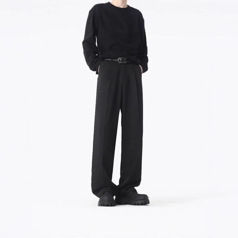 Damen Elegante und bequeme weit geschnittene Stoffhose Drune