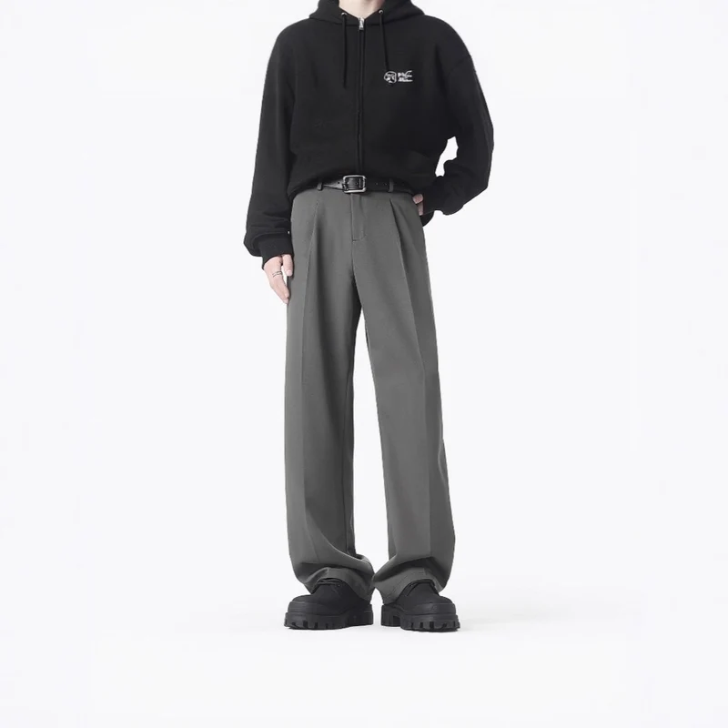 Damen Elegante und bequeme weit geschnittene Stoffhose Drune
