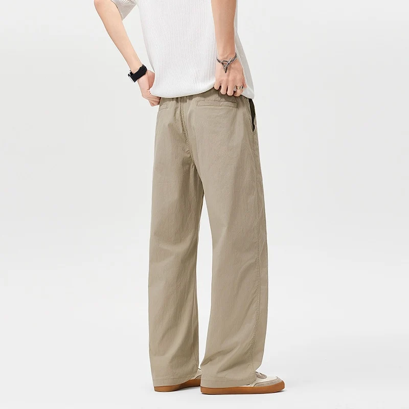 Damen Bequeme Weitgeschnittene Stoffhose Drune