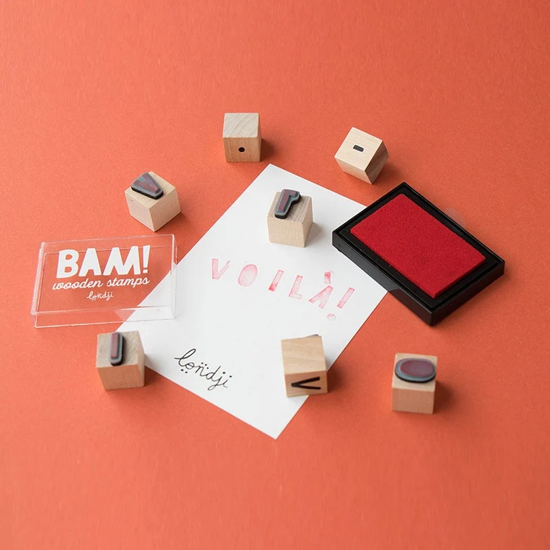 Stempelset Buchstaben | BAM! Create your words