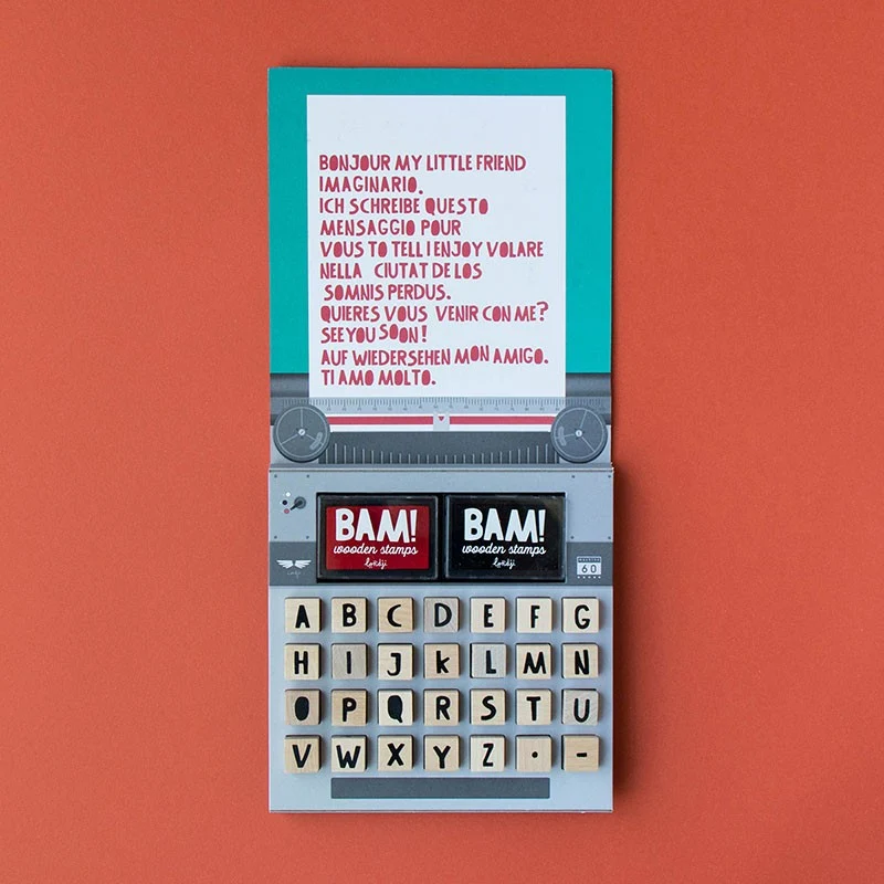 Stempelset Buchstaben | BAM! Create your words