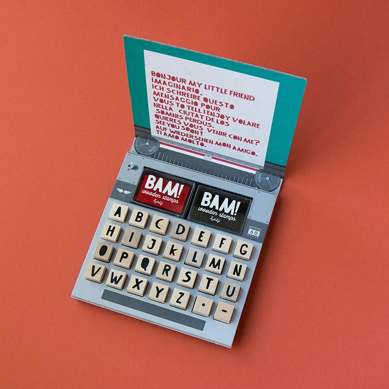 Stempelset Buchstaben | BAM! Create your words