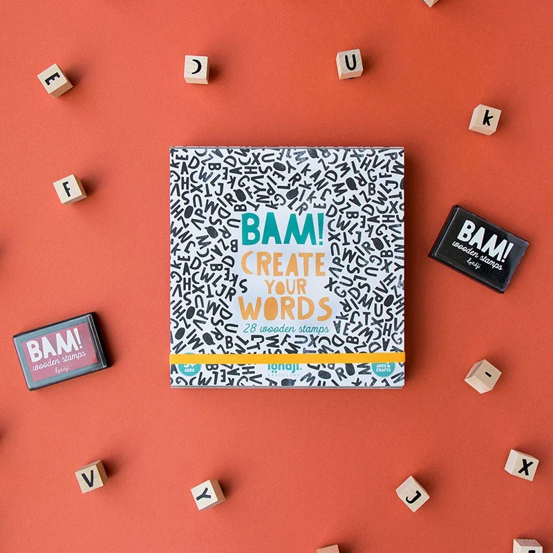 Stempelset Buchstaben | BAM! Create your words