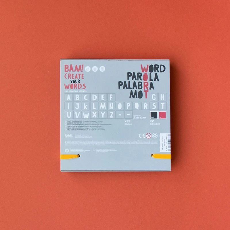Stempelset Buchstaben | BAM! Create your words