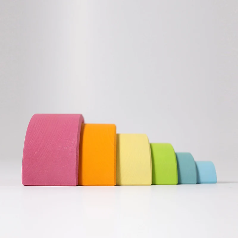 Regenbogen, 6-teilig, Pastell | Grimms