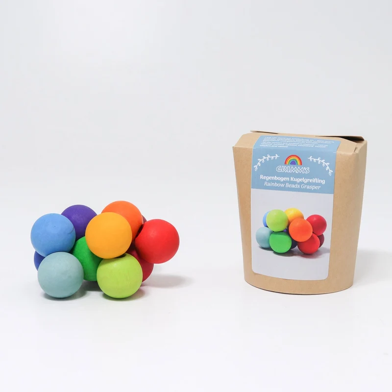 Greifling Regenbogen-Kugeln, Handschmeichler, Holz | Grimms