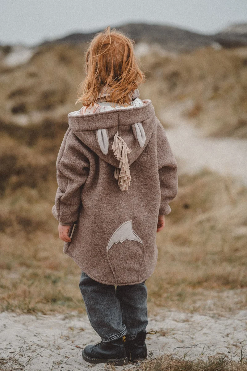 Wollwalkjacke Kinder - Zotteliges Pony