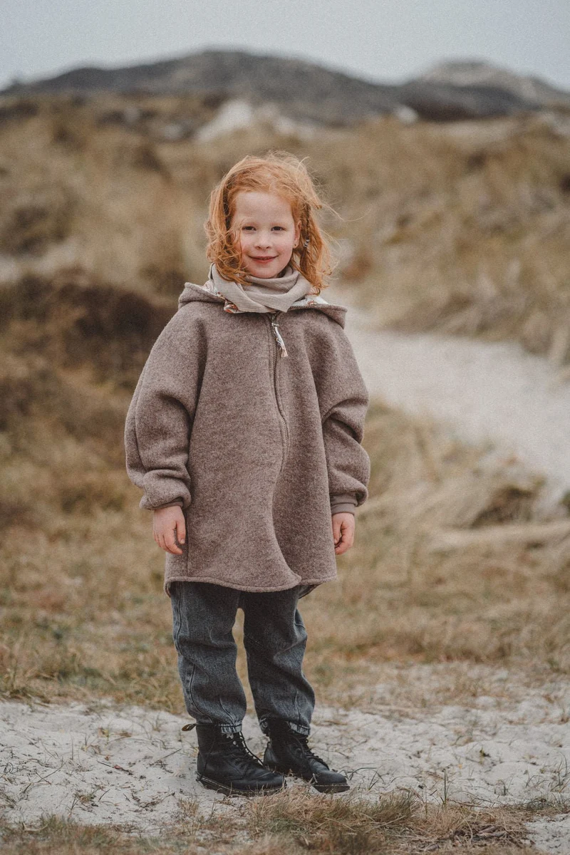 Wollwalkjacke Kinder - Zotteliges Pony
