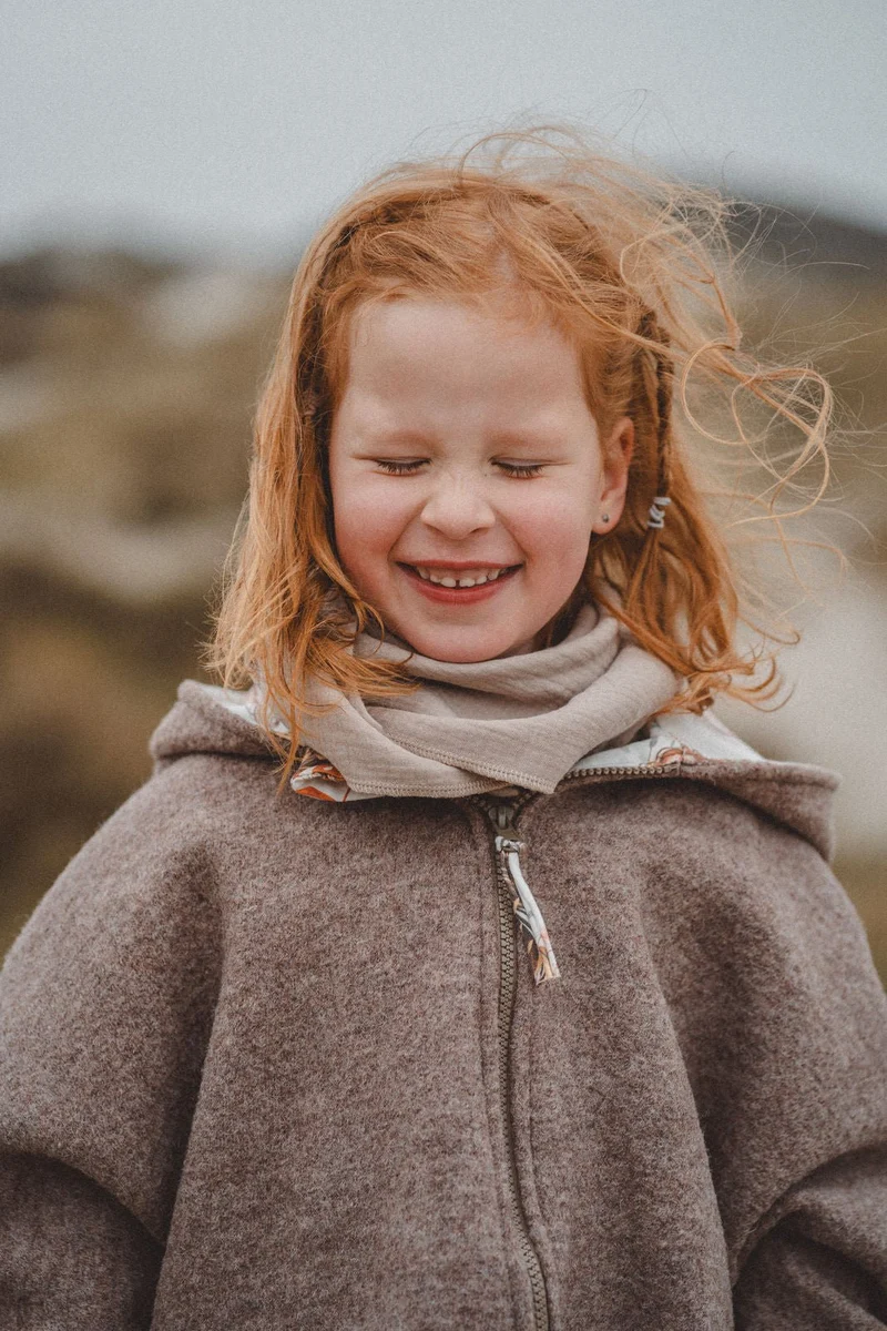 Wollwalkjacke Kinder - Zotteliges Pony