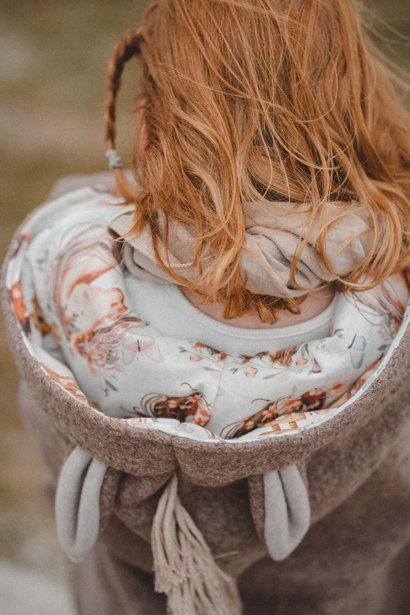Wollwalkjacke Kinder - Zotteliges Pony