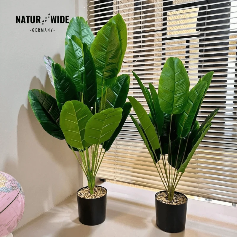 Große Kunstpalme – Real Touch Bananenbaum