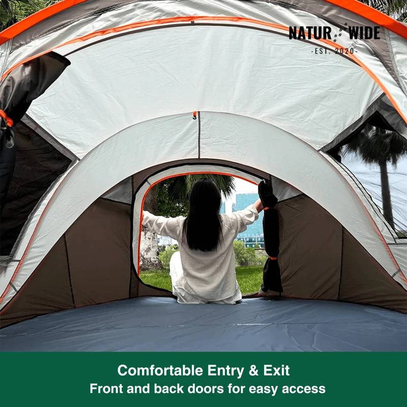 Pop-Up Throw Tent 5-8 Person – Automatic Waterproof Camping Tent