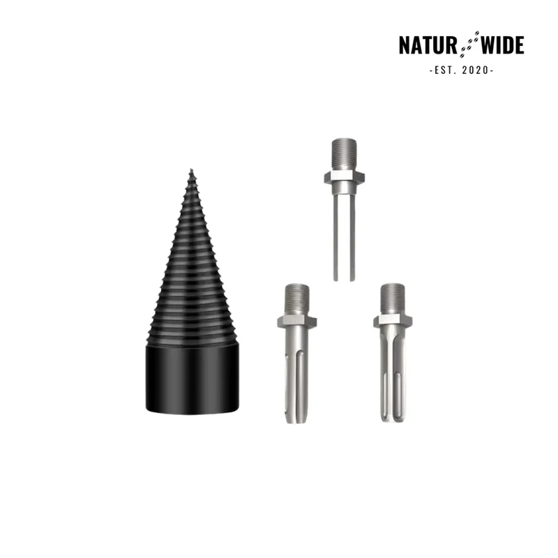 Firewood Splitter Drill Bit 32mm – Wood Splitting Cone