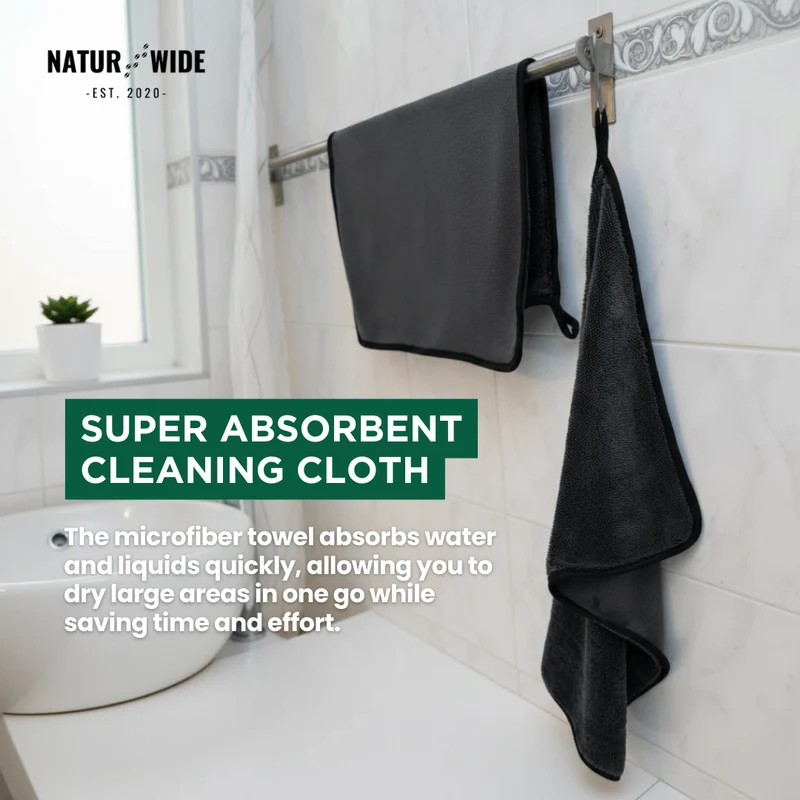 Ultra Drying Towel XXL – Extra Thick & Ultra Absorbent Premium Microfiber