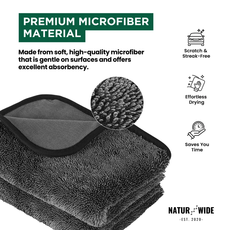 Ultra Drying Towel XXL – Extra Thick & Ultra Absorbent Premium Microfiber