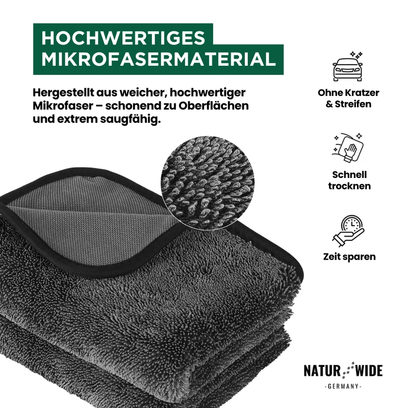 Ultra Trockentuch XXL - Extra Dick & Saugstark Premium Mikrofaser