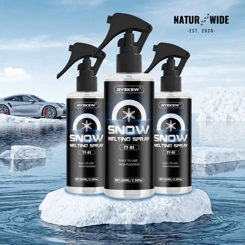 Fast-Acting Car Deicer Spray – Ice & Frost Remover (3.4 fl oz / 100ml)