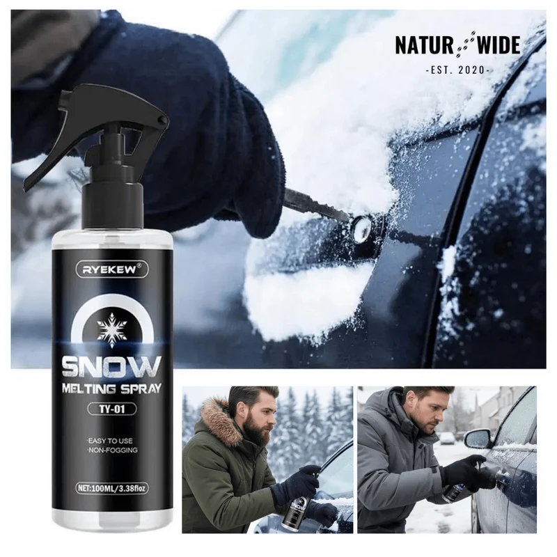 Fast-Acting Car Deicer Spray – Ice & Frost Remover (3.4 fl oz / 100ml)