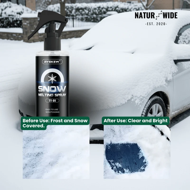 Fast-Acting Car Deicer Spray – Ice & Frost Remover (3.4 fl oz / 100ml)