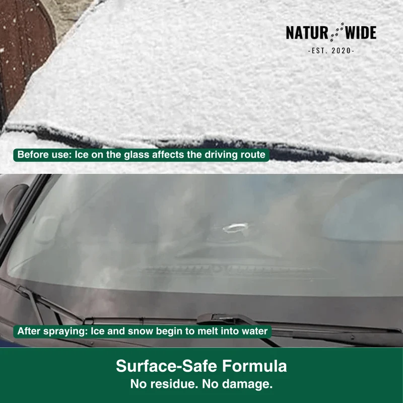 Fast-Acting Car Deicer Spray – Ice & Frost Remover (3.4 fl oz / 100ml)