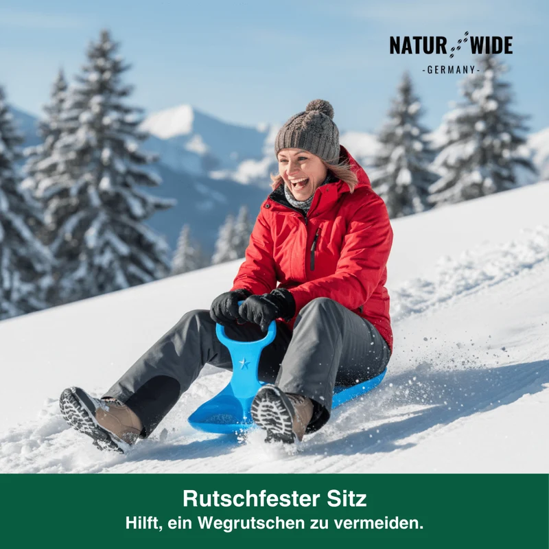 Robuster Schneerutscher & Sand-Rodel – Winterspaß (56cm)