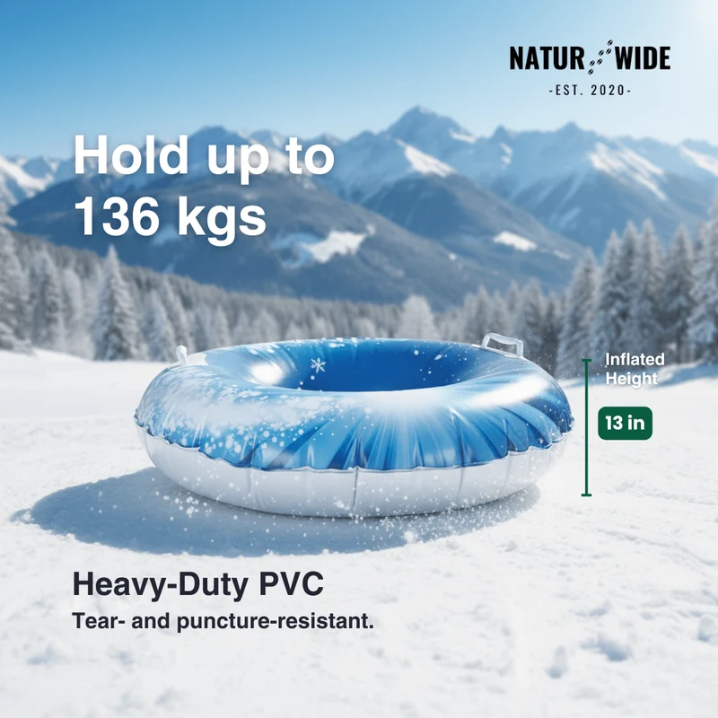 Inflatable Snow Tube – Heavy-Duty Winter Sled