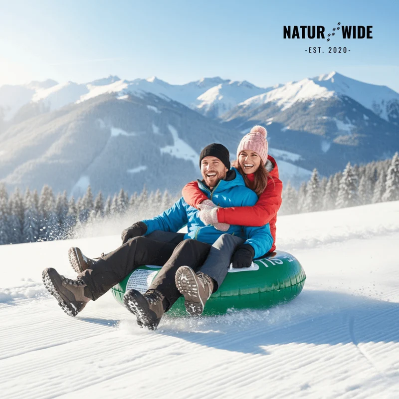 Inflatable Snow Tube – Heavy-Duty Winter Sled