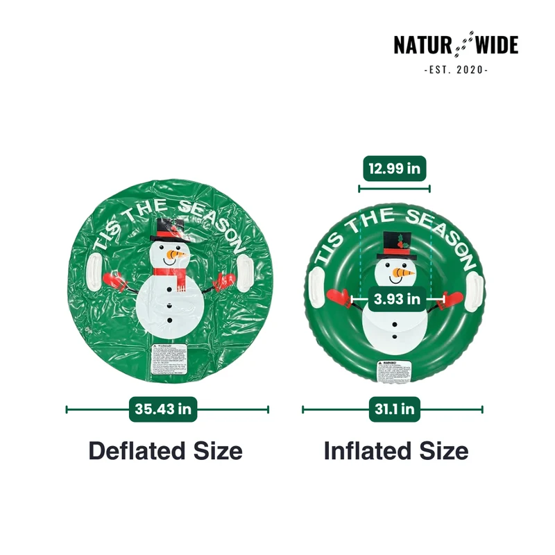 Inflatable Snow Tube – Heavy-Duty Winter Sled