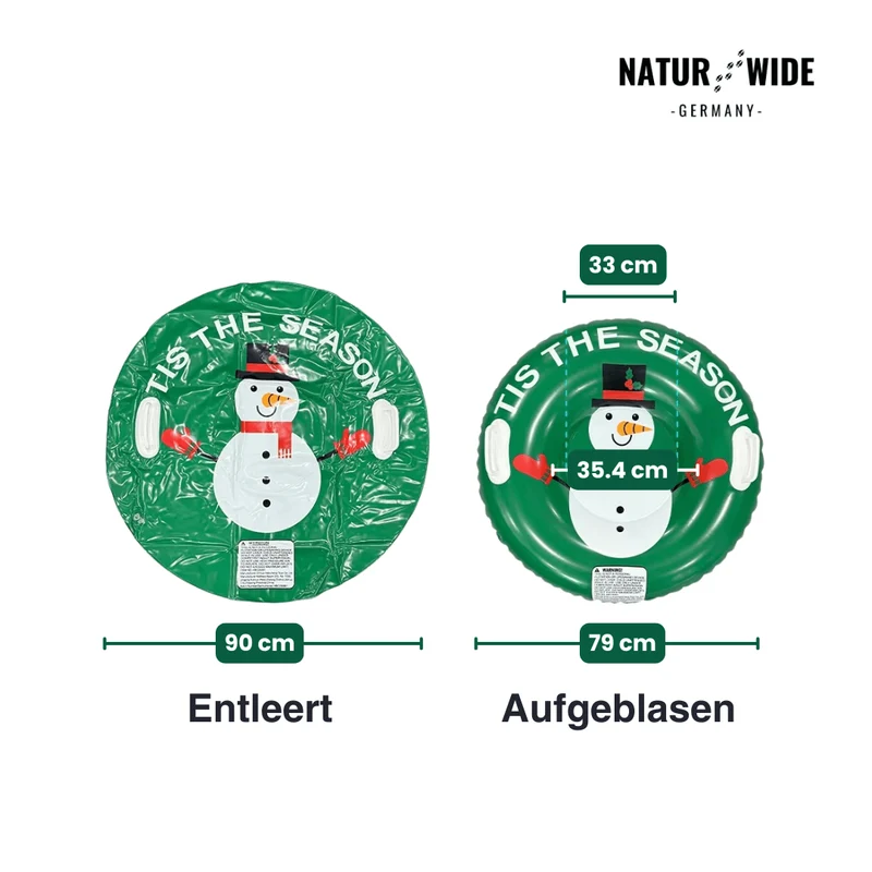 Aufblasbarer Schnee-Reifen – Robuster Winter-Schlitten