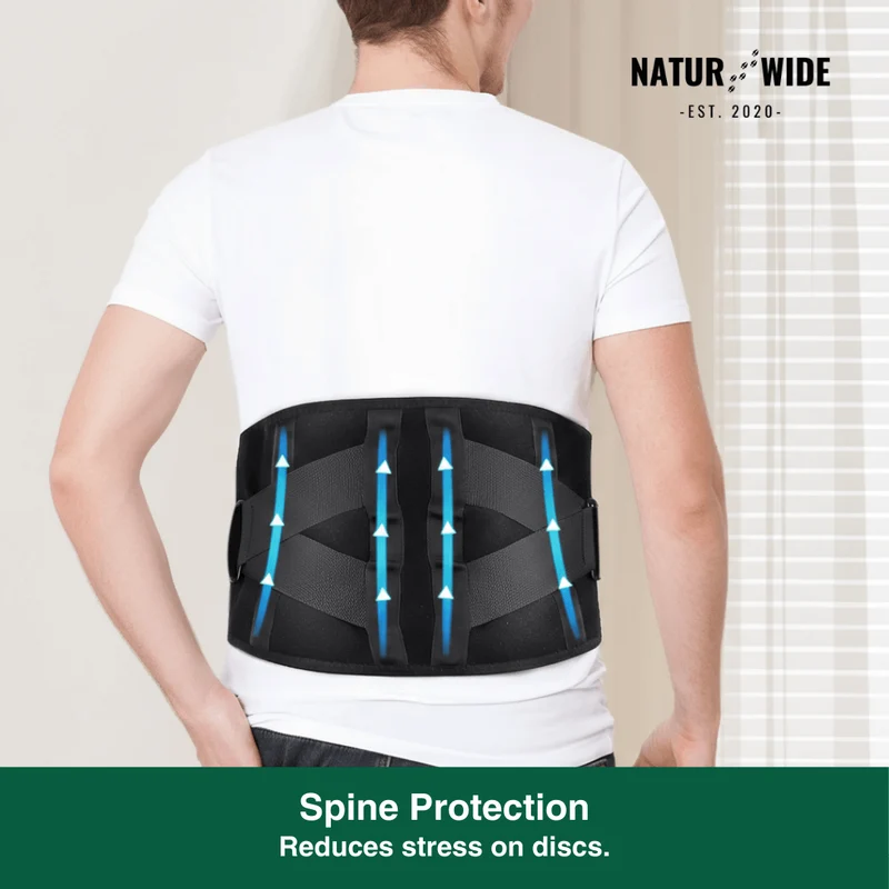 Back Massage Belt – Heating Pad, Vibration & Red Light Therapy