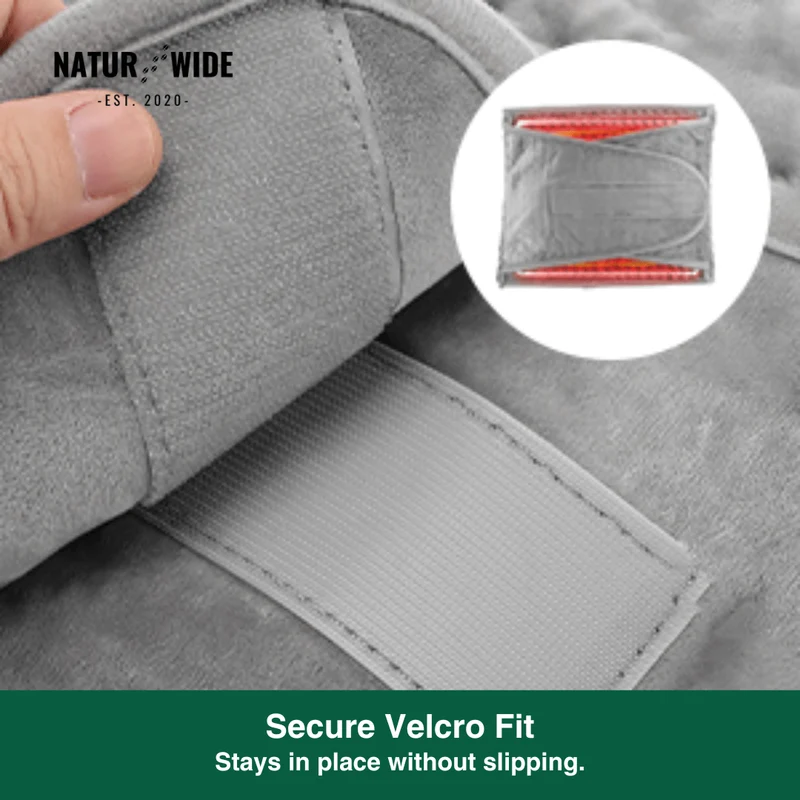 Electric Back Heating Belt – Waist Warmer with 9 Heat Settings & Timer