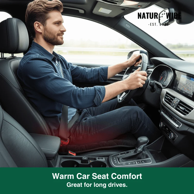 USB Electric Heating Cushion 18" – Heated Pad for Chair, Car & Pets