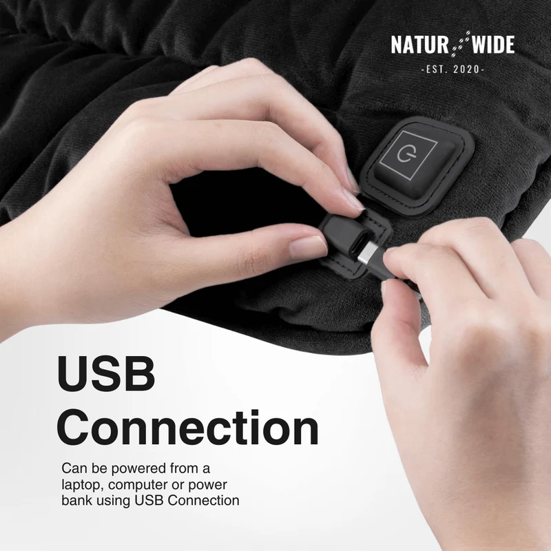 USB Electric Heating Cushion 18" – Heated Pad for Chair, Car & Pets