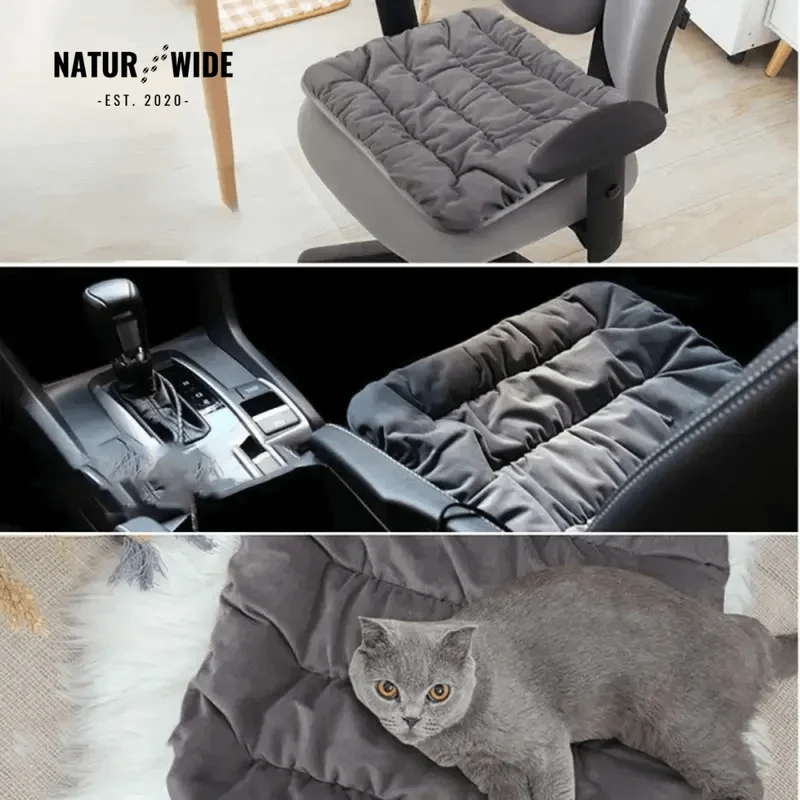 USB Electric Heating Cushion 18" – Heated Pad for Chair, Car & Pets