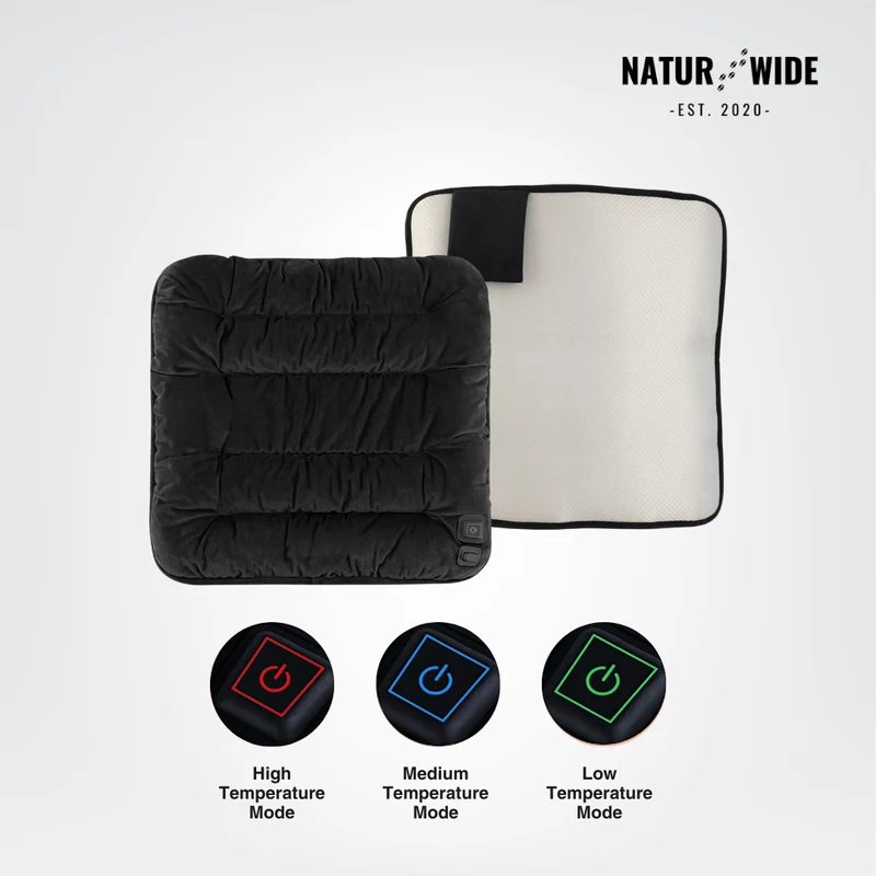 USB Electric Heating Cushion 18" – Heated Pad for Chair, Car & Pets