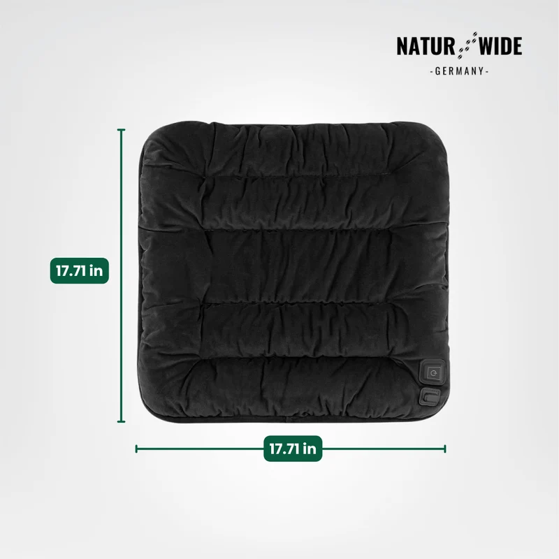 USB Electric Heating Cushion 18" – Heated Pad for Chair, Car & Pets