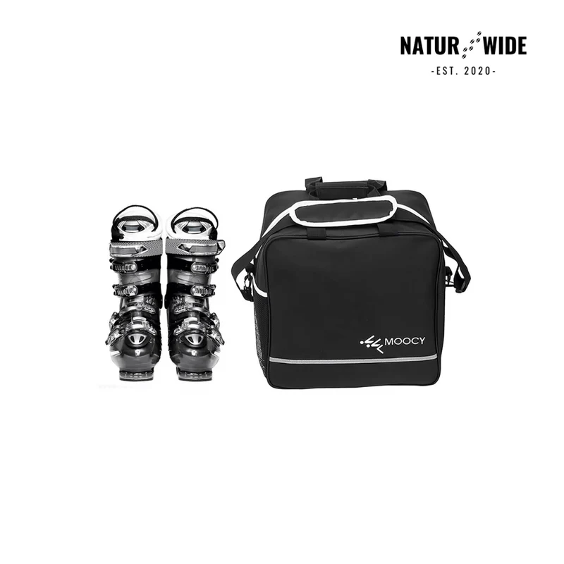 2-Piece Ski Bag Set – Ski Carrier & Boot Bag Combo (Adjustable up to 80")