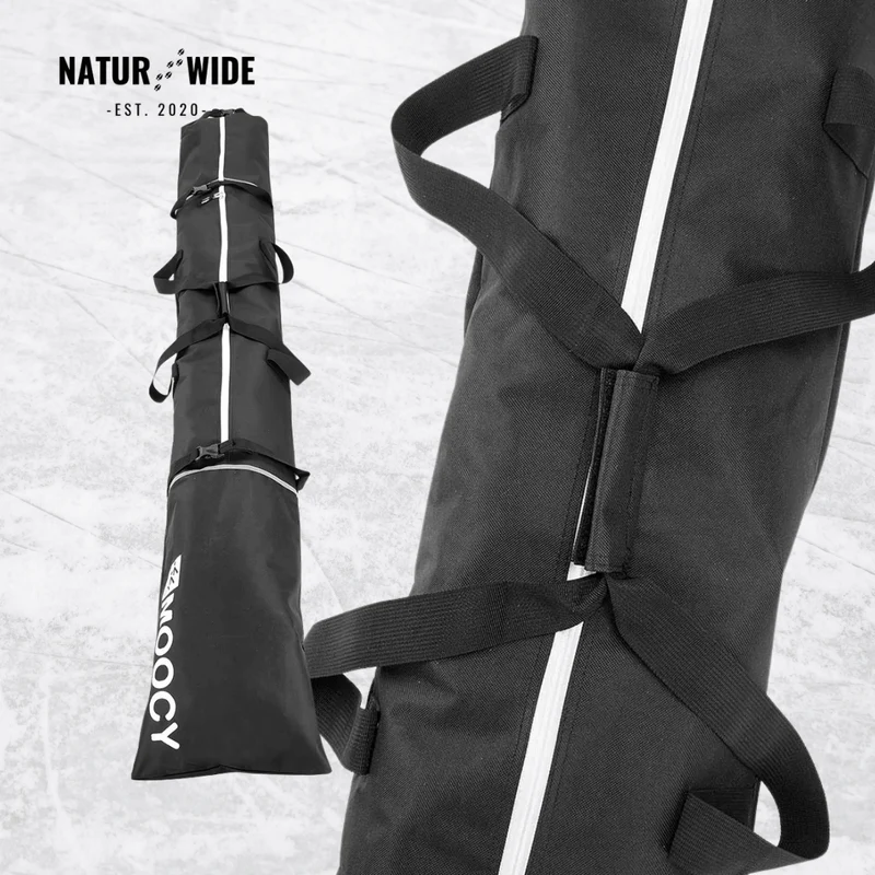 2-Piece Ski Bag Set – Ski Carrier & Boot Bag Combo (Adjustable up to 80")