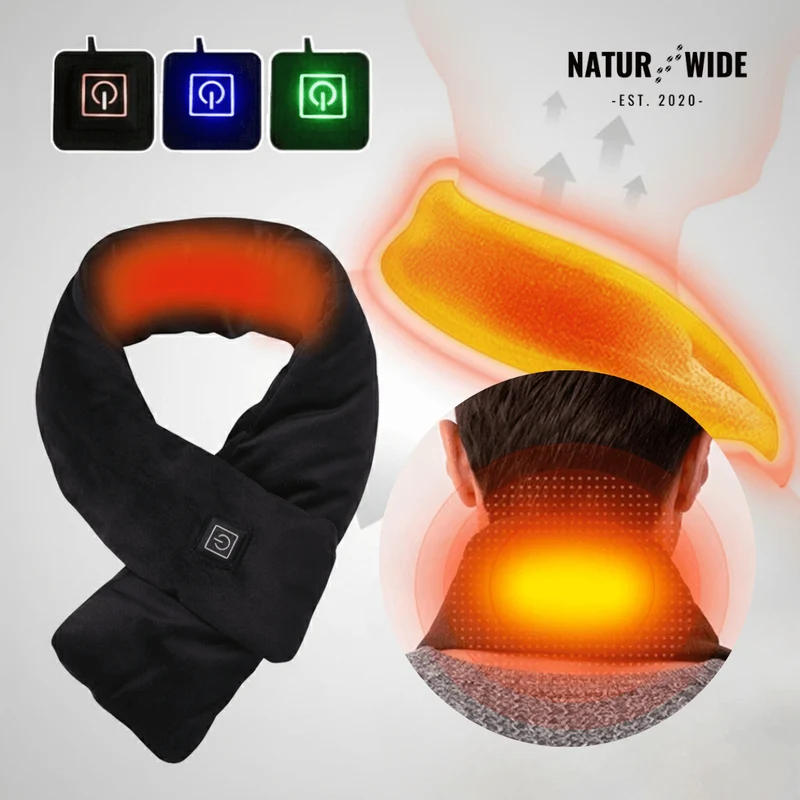 Electric Heated Scarf – USB Washable Thermal Neck Warmer