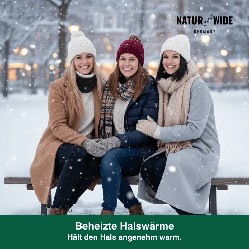 USB Heated Neck Warmer – Electric Scarf with 3 Heat Settings