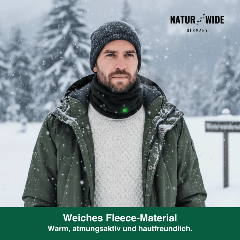 USB Heated Neck Warmer – Electric Scarf with 3 Heat Settings