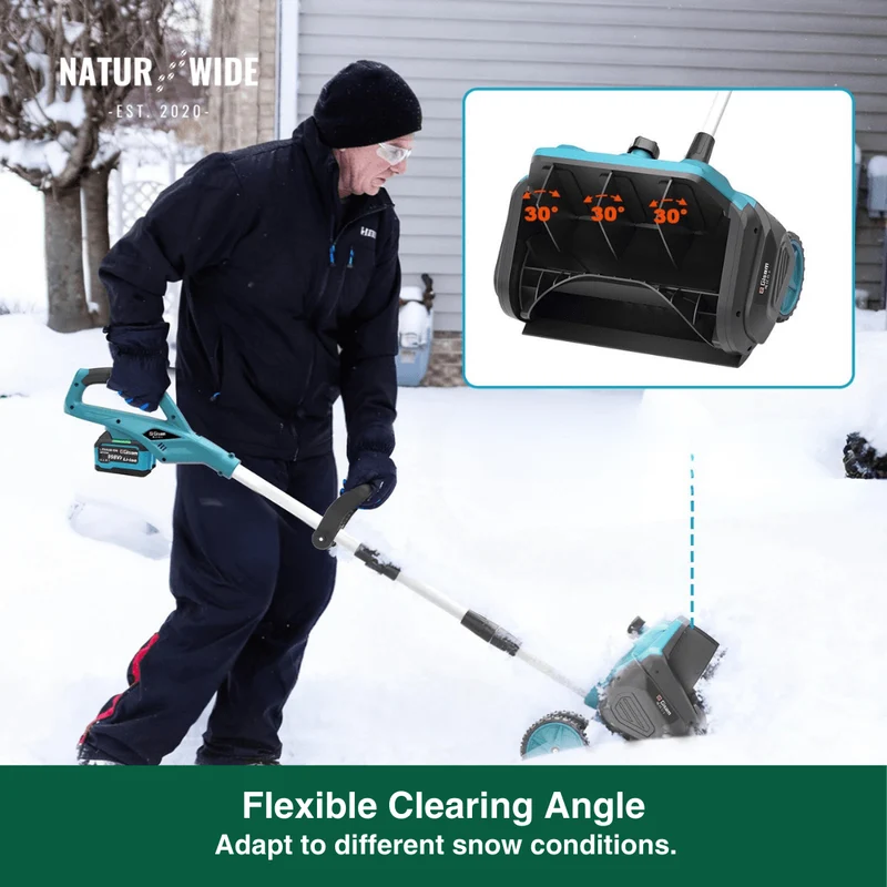 Cordless Electric Snow Shovel – 3500W Brushless