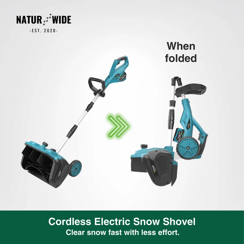 Cordless Electric Snow Shovel – 3500W Brushless