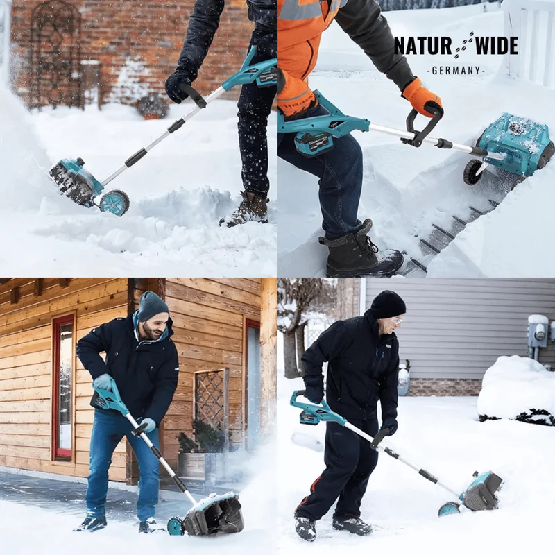 Akku Schneefräse 3500W – Bürstenloser Schneeschieber